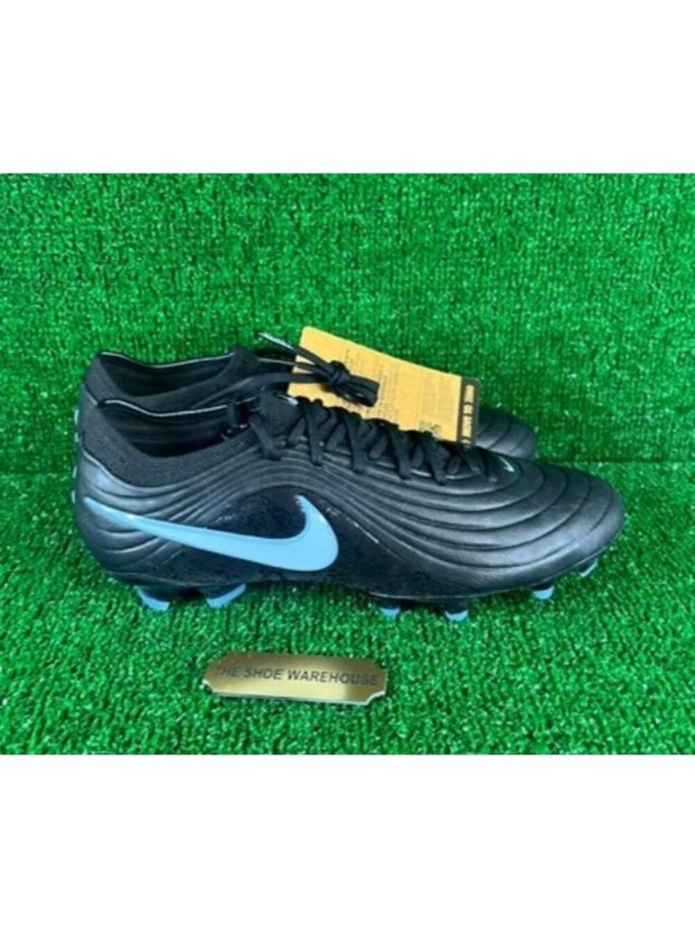 Men Nike Tiempo Maestro Elite FG Black Blue Soccer Cleats HQ3157-040 Size 7.5